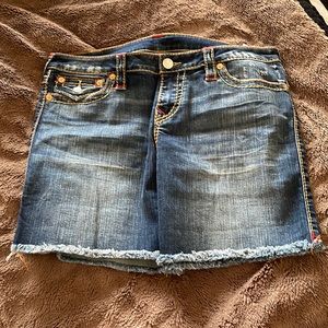 True Religion Jean Shorts